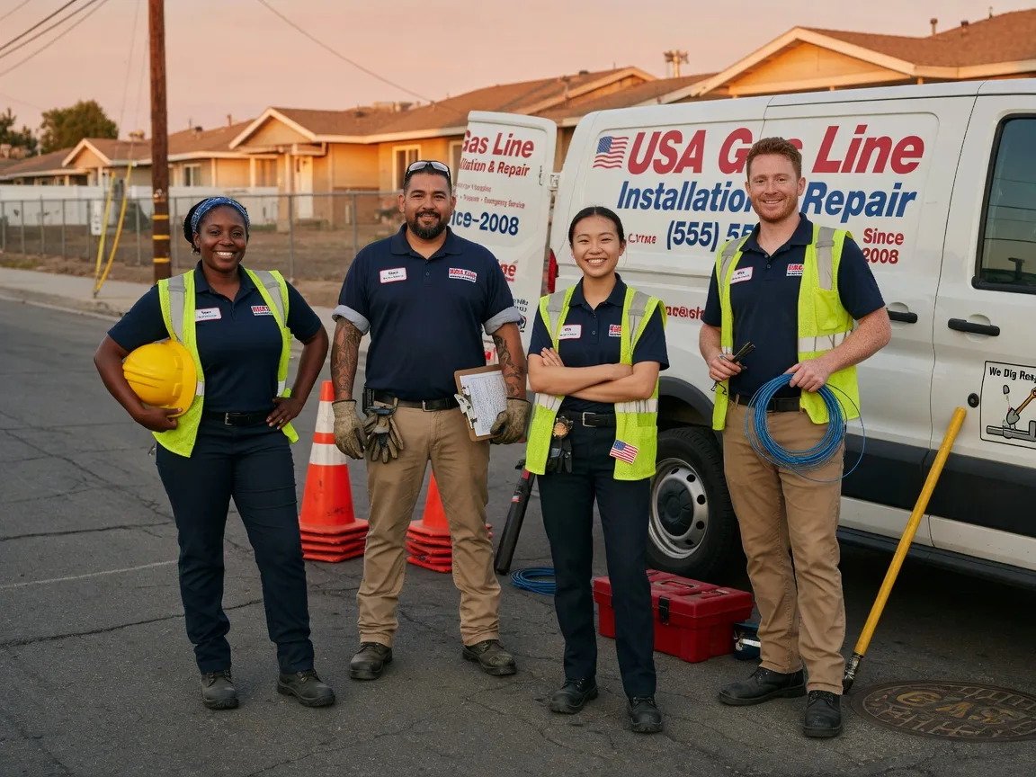 Gas Line Installation company in Newhall, IA